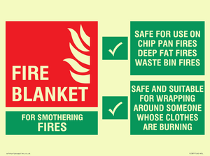 fire blanket  instructions for use